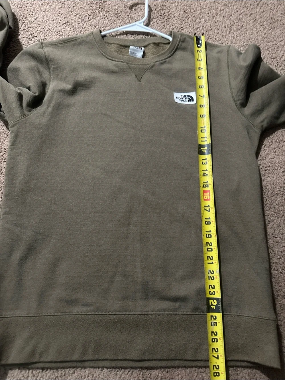 The North Face Olive Green Crewneck Sweatshirt